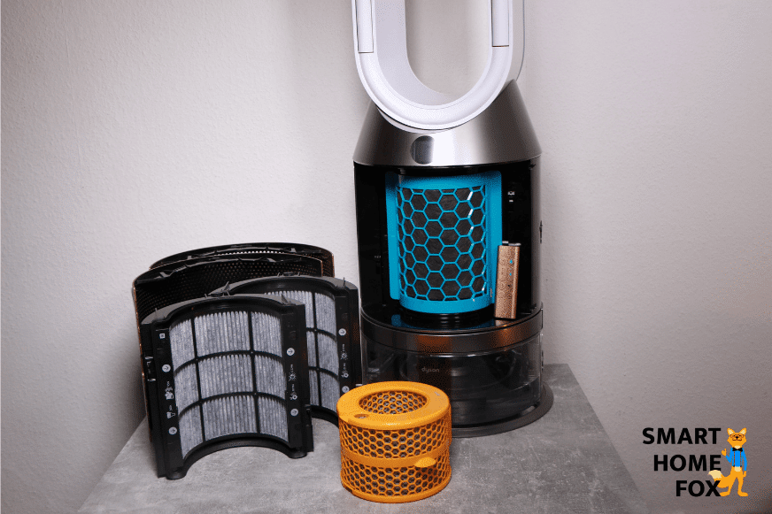 Комплект поставки воздухоочистителя Dyson Purifier Humidify+Cool Formaldehyde PH04.